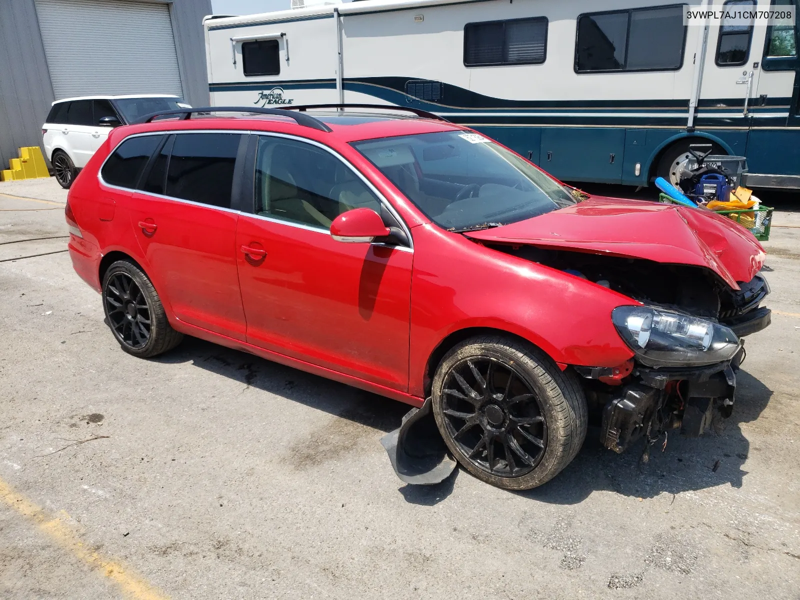 2012 Volkswagen Jetta Tdi VIN: 3VWPL7AJ1CM707208 Lot: 62716264