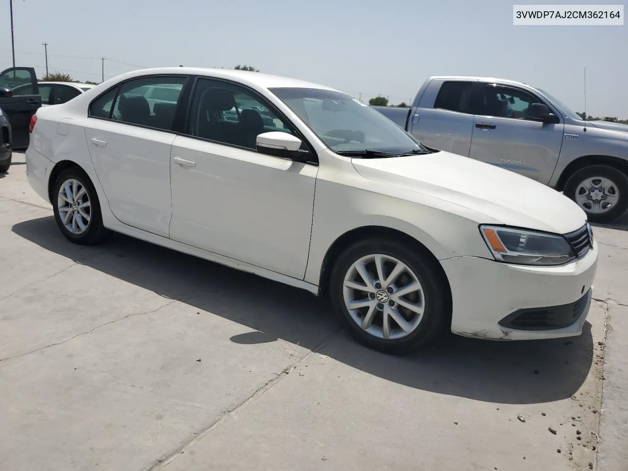 2012 Volkswagen Jetta Se VIN: 3VWDP7AJ2CM362164 Lot: 65467414