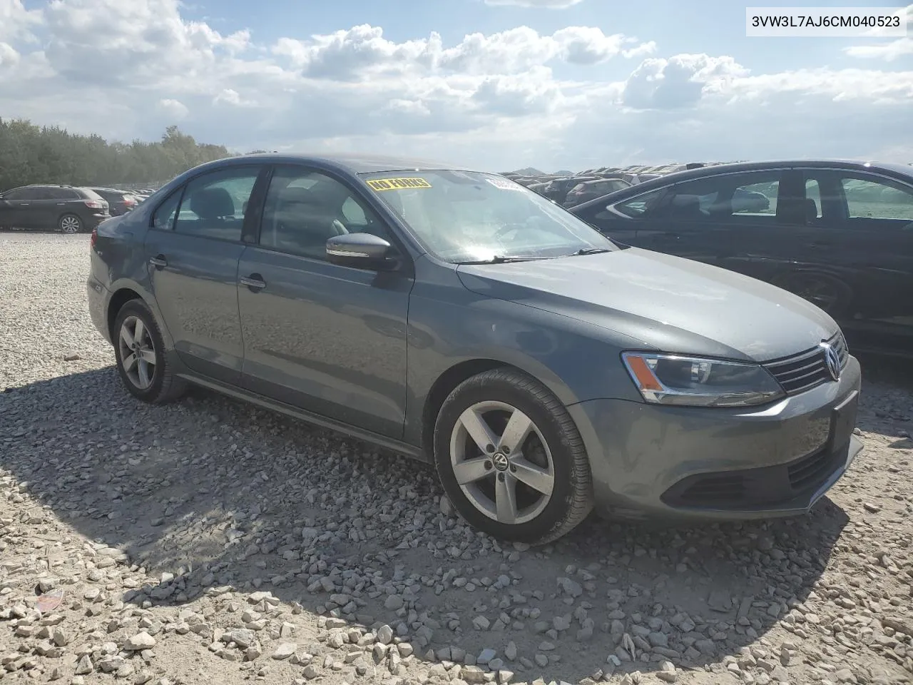 2012 Volkswagen Jetta Tdi VIN: 3VW3L7AJ6CM040523 Lot: 66041454