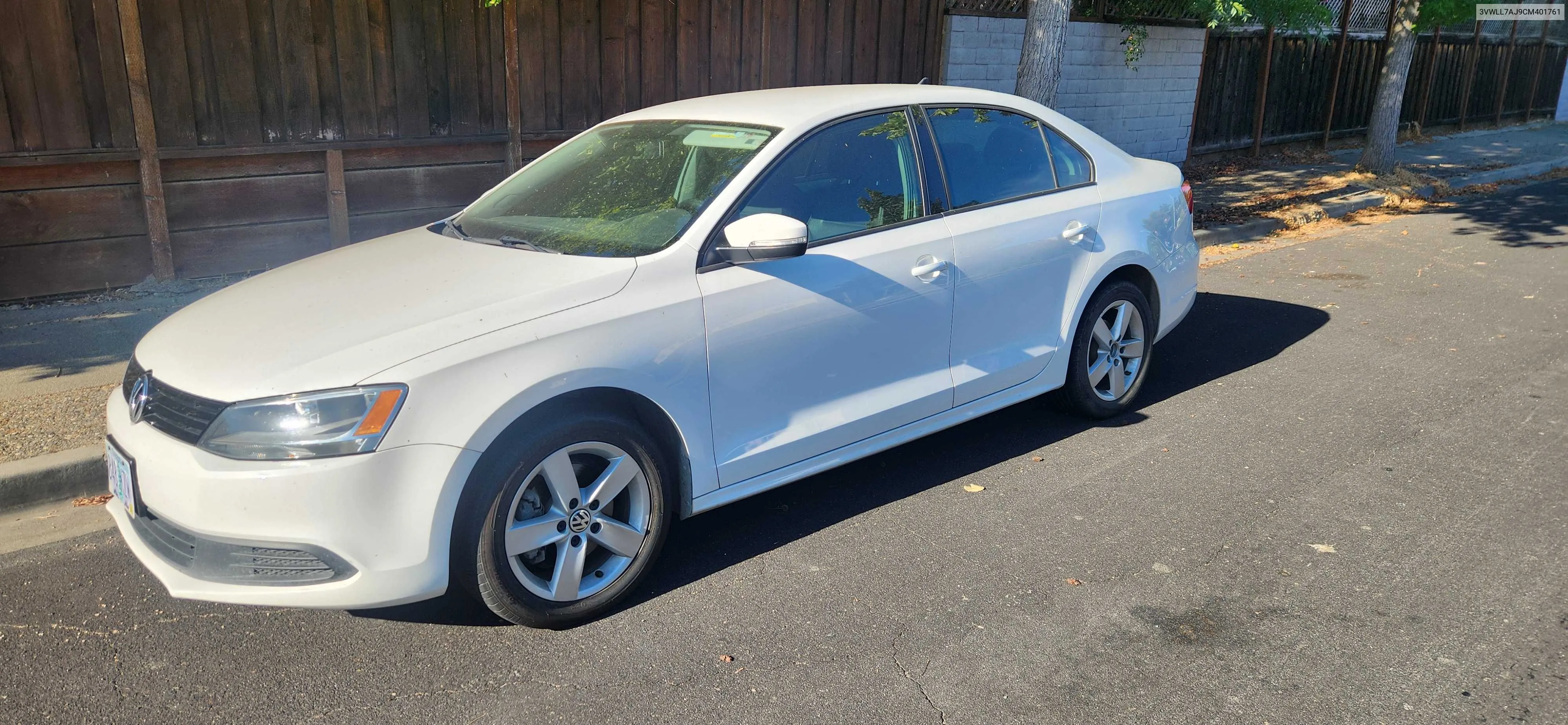 2012 Volkswagen Jetta Tdi VIN: 3VWLL7AJ9CM401761 Lot: 66133424