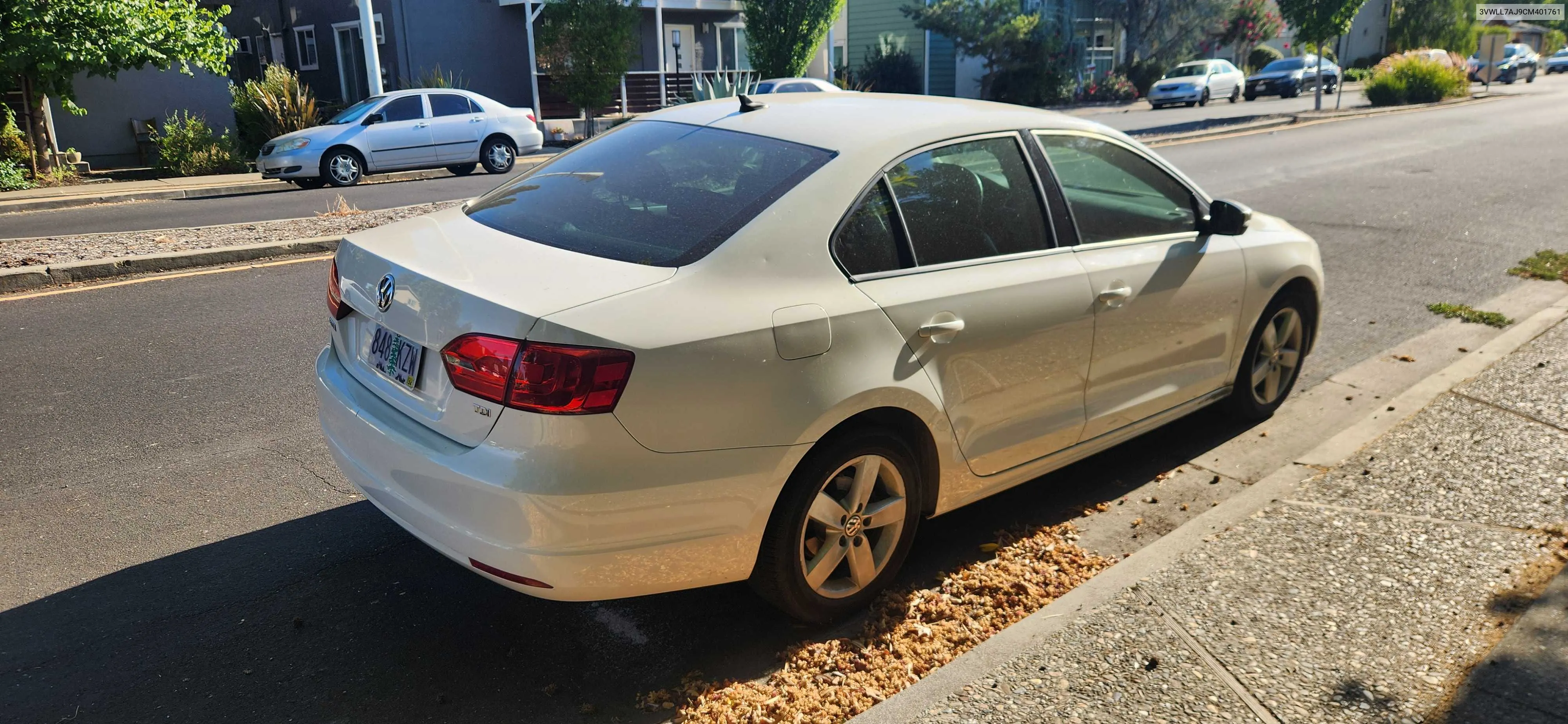 2012 Volkswagen Jetta Tdi VIN: 3VWLL7AJ9CM401761 Lot: 66133424