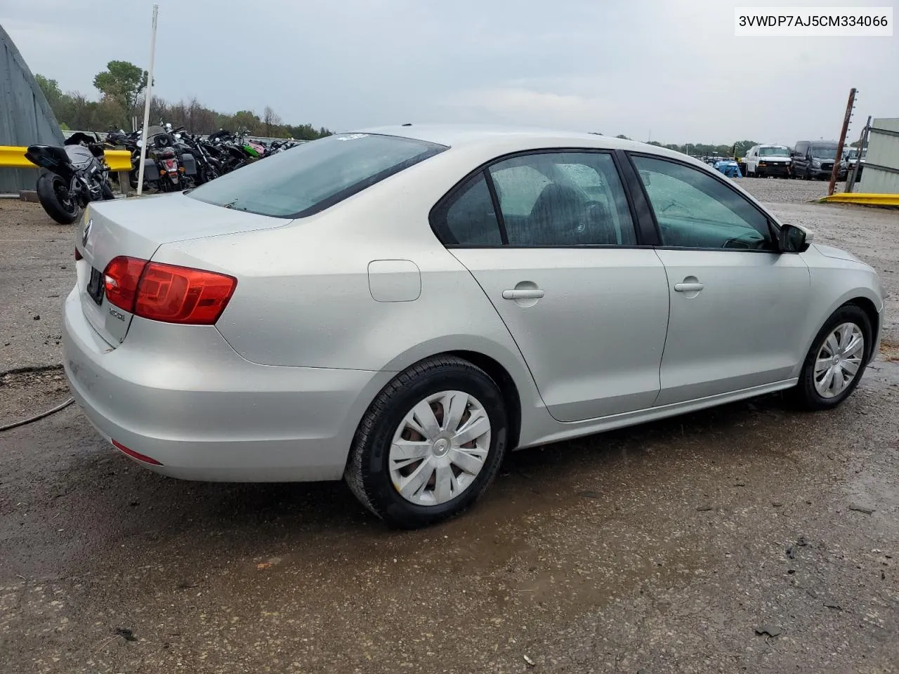 2012 Volkswagen Jetta Se VIN: 3VWDP7AJ5CM334066 Lot: 68428124