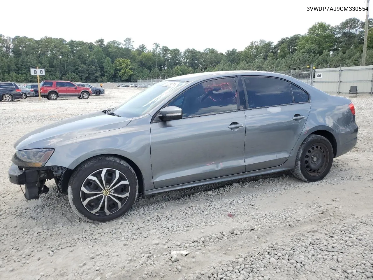 2012 Volkswagen Jetta Se VIN: 3VWDP7AJ9CM330554 Lot: 69509014