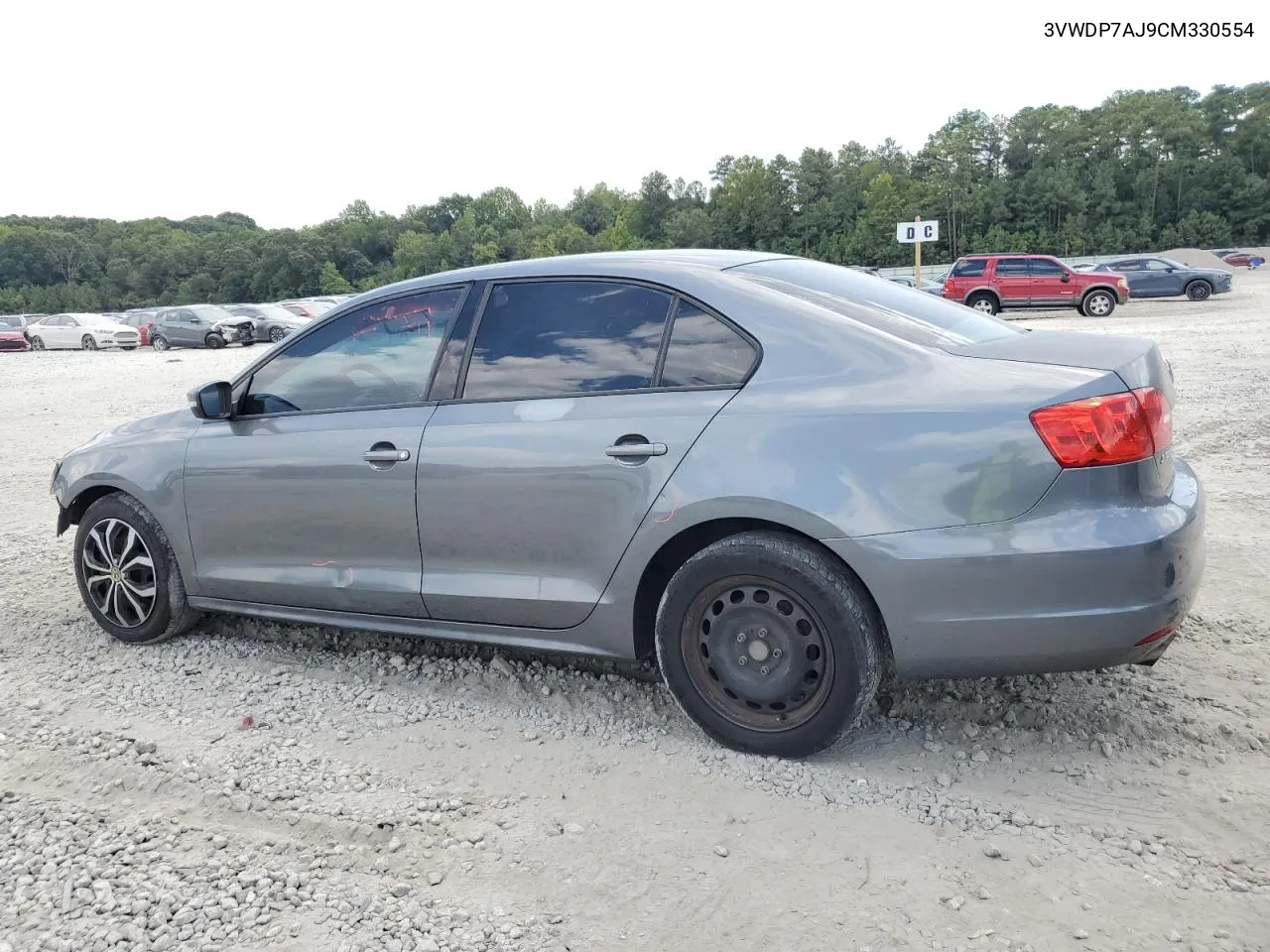 2012 Volkswagen Jetta Se VIN: 3VWDP7AJ9CM330554 Lot: 69509014