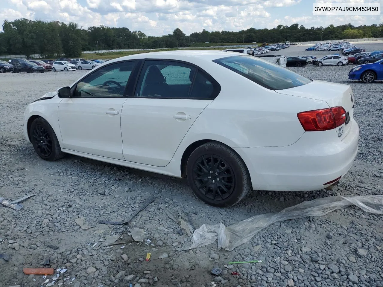 2012 Volkswagen Jetta Se VIN: 3VWDP7AJ9CM453450 Lot: 69670314