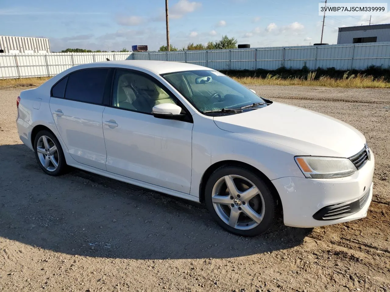 2012 Volkswagen Jetta Se VIN: 3VWBP7AJ5CM339999 Lot: 70188264