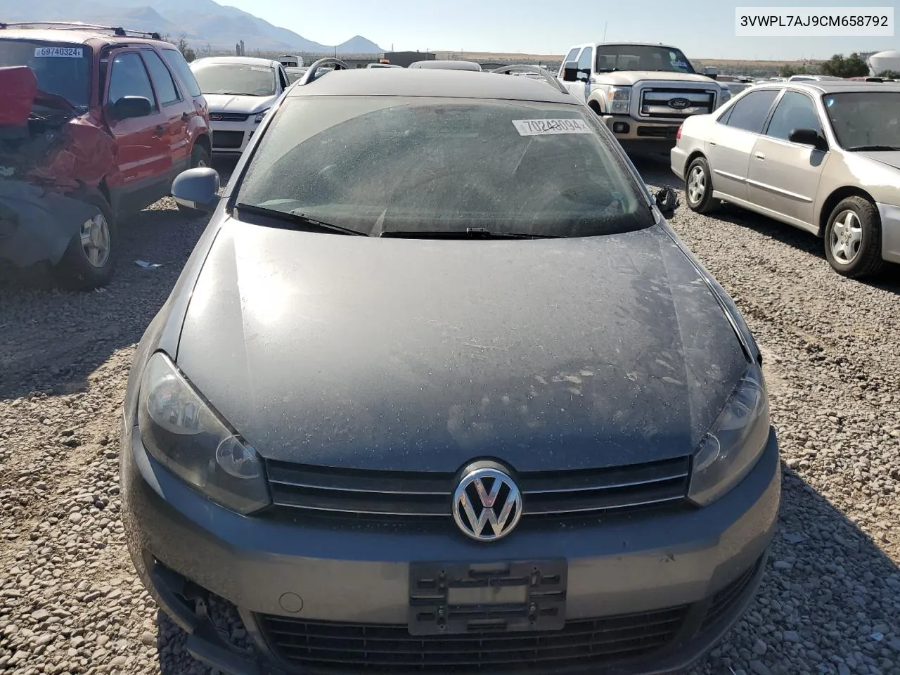 2012 Volkswagen Jetta Tdi VIN: 3VWPL7AJ9CM658792 Lot: 70243094