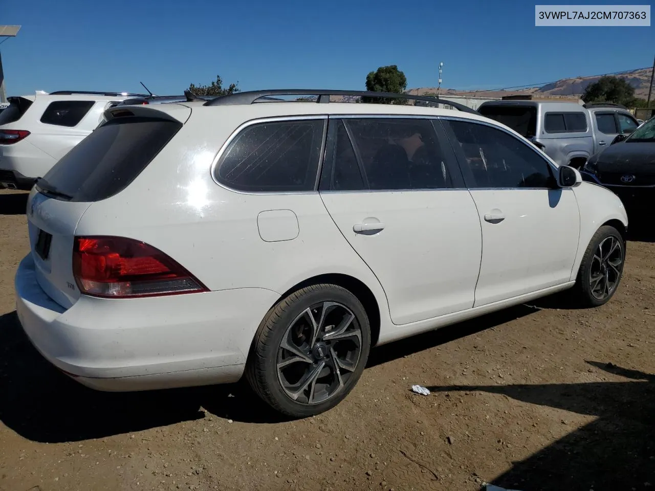 2012 Volkswagen Jetta Tdi VIN: 3VWPL7AJ2CM707363 Lot: 70338144