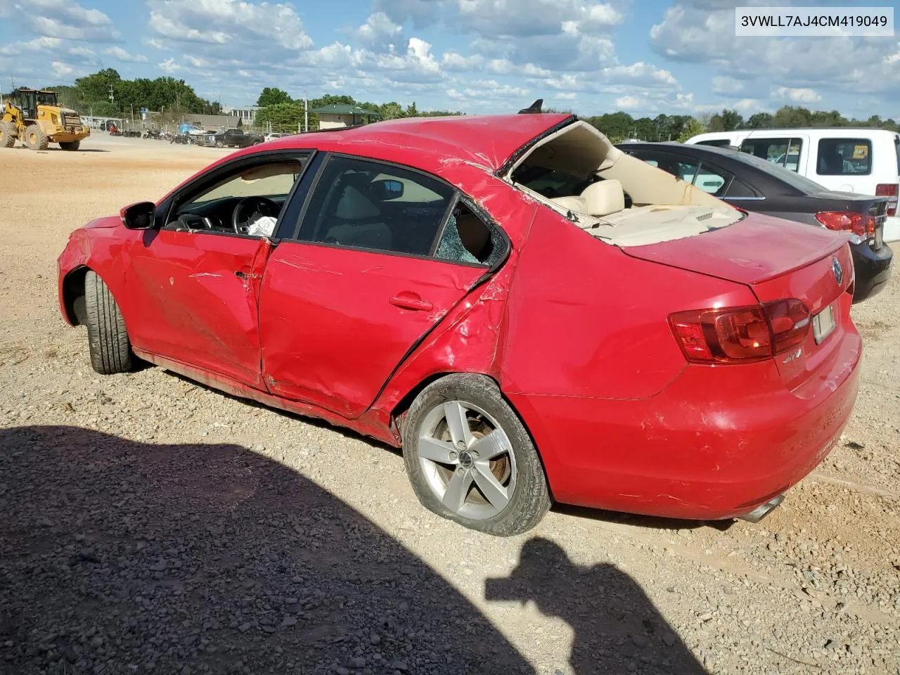 2012 Volkswagen Jetta Tdi VIN: 3VWLL7AJ4CM419049 Lot: 71042824