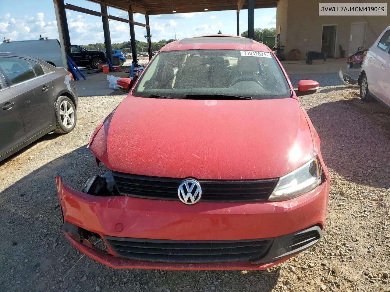 2012 Volkswagen Jetta Tdi VIN: 3VWLL7AJ4CM419049 Lot: 71042824