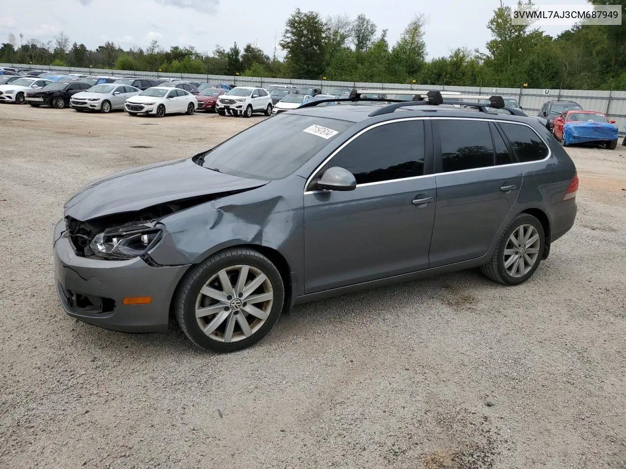 2012 Volkswagen Jetta Tdi VIN: 3VWML7AJ3CM687949 Lot: 71197614