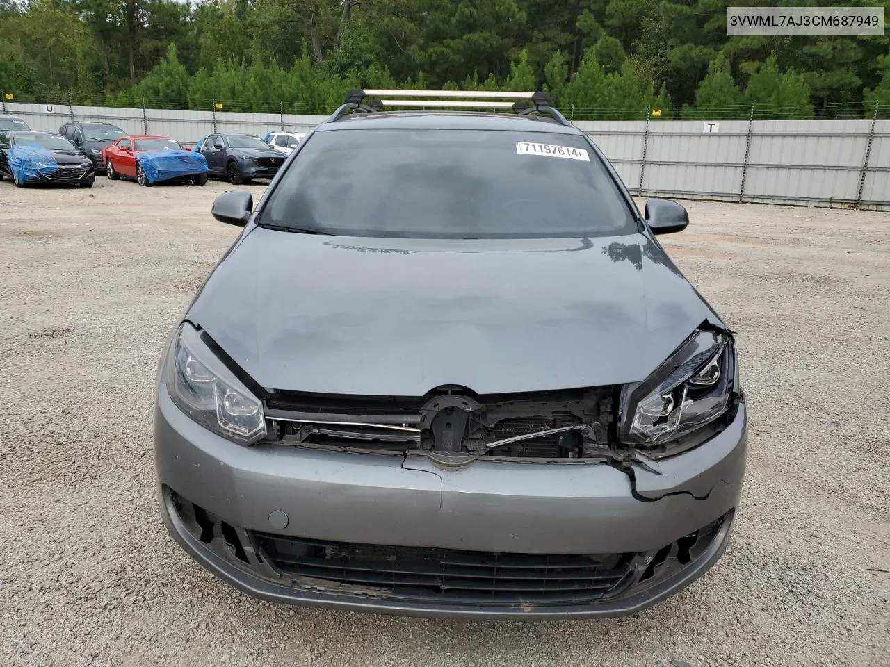 2012 Volkswagen Jetta Tdi VIN: 3VWML7AJ3CM687949 Lot: 71197614