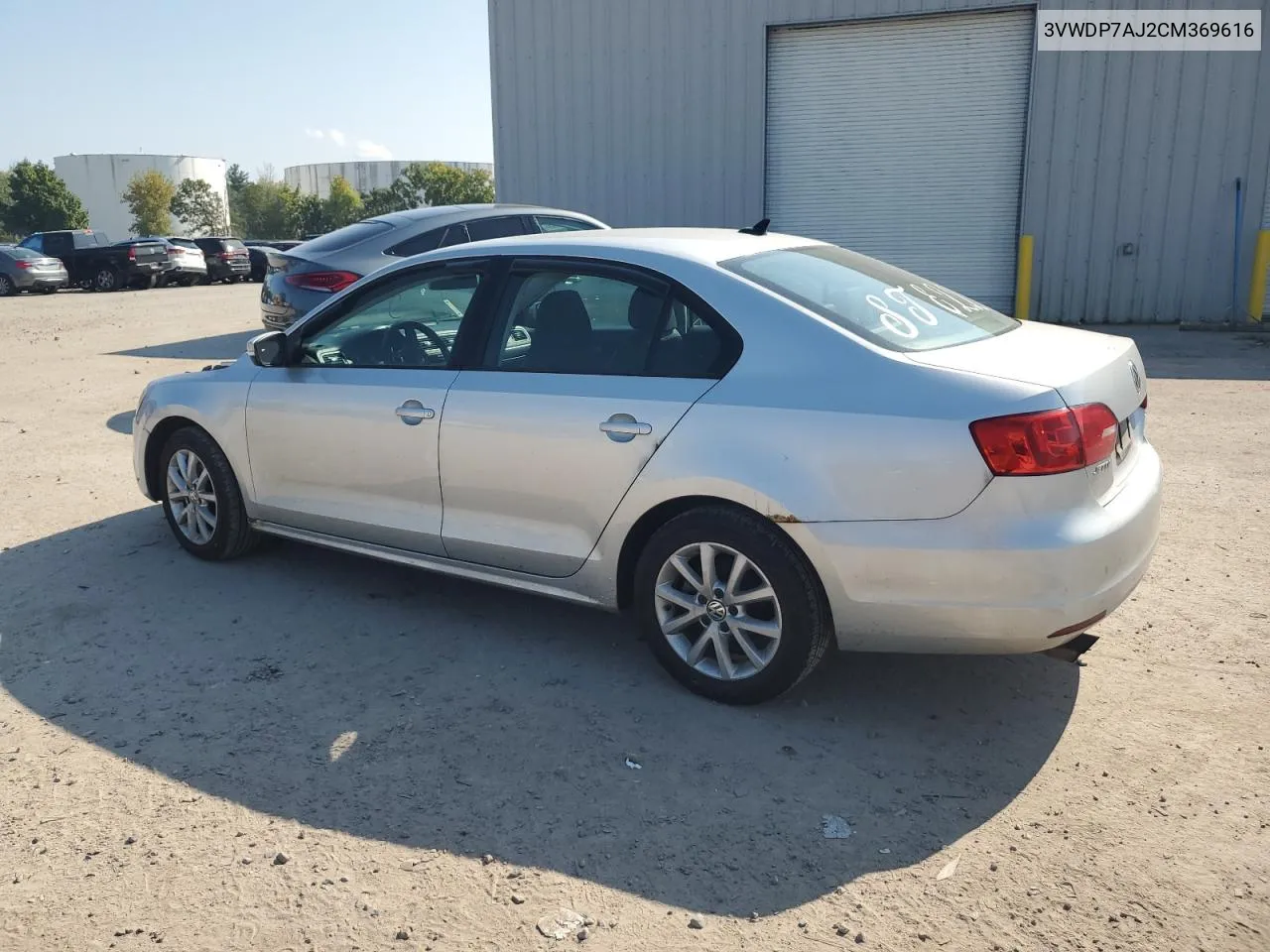 2012 Volkswagen Jetta Se VIN: 3VWDP7AJ2CM369616 Lot: 71787784