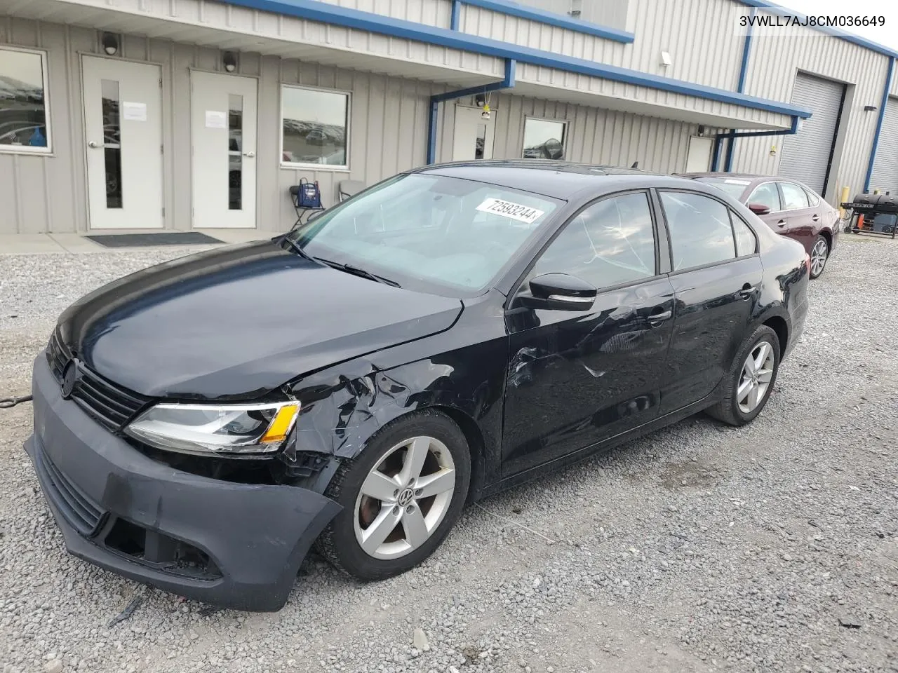 2012 Volkswagen Jetta Tdi VIN: 3VWLL7AJ8CM036649 Lot: 72593244