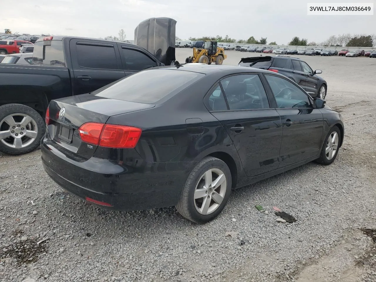 2012 Volkswagen Jetta Tdi VIN: 3VWLL7AJ8CM036649 Lot: 72593244