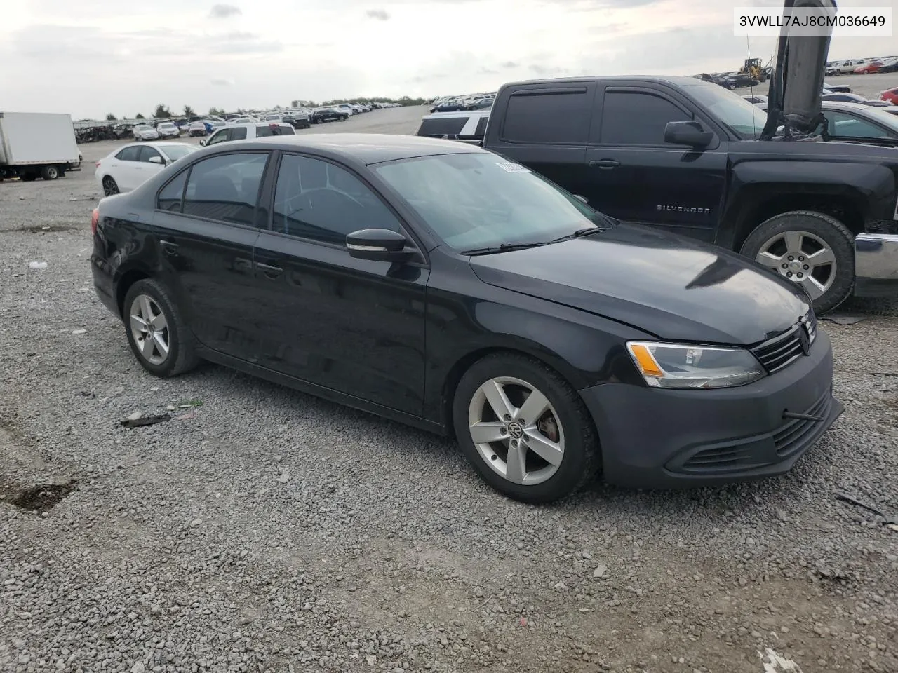 2012 Volkswagen Jetta Tdi VIN: 3VWLL7AJ8CM036649 Lot: 72593244