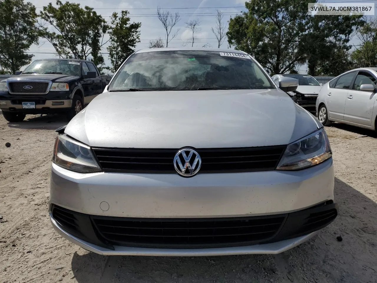 2012 Volkswagen Jetta Tdi VIN: 3VWLL7AJ0CM381867 Lot: 73114454