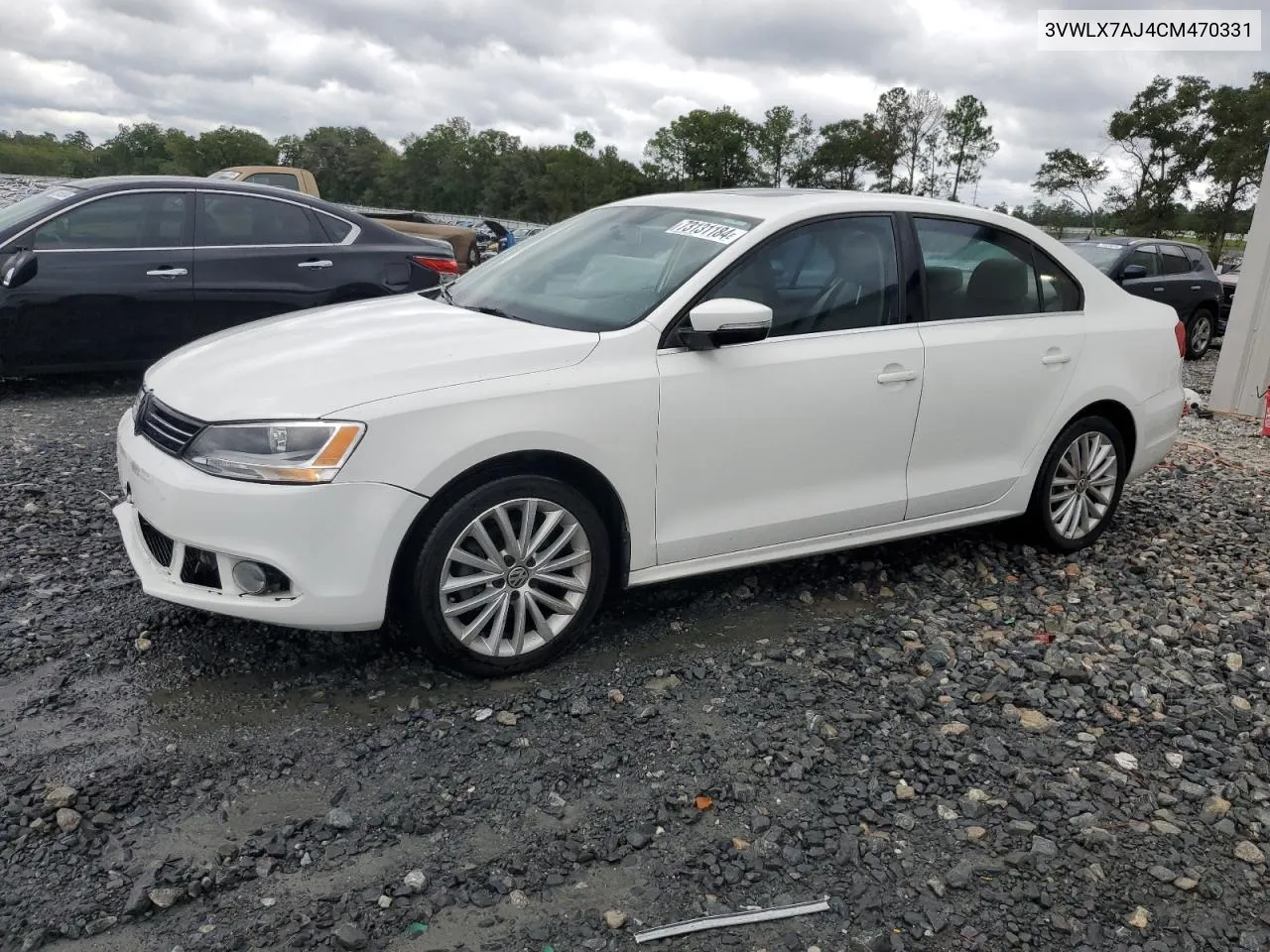 2012 Volkswagen Jetta Sel VIN: 3VWLX7AJ4CM470331 Lot: 73131184