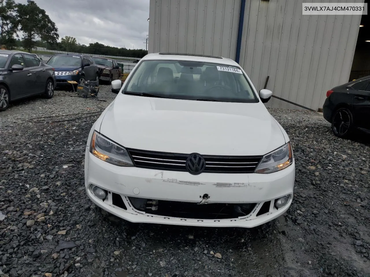 2012 Volkswagen Jetta Sel VIN: 3VWLX7AJ4CM470331 Lot: 73131184