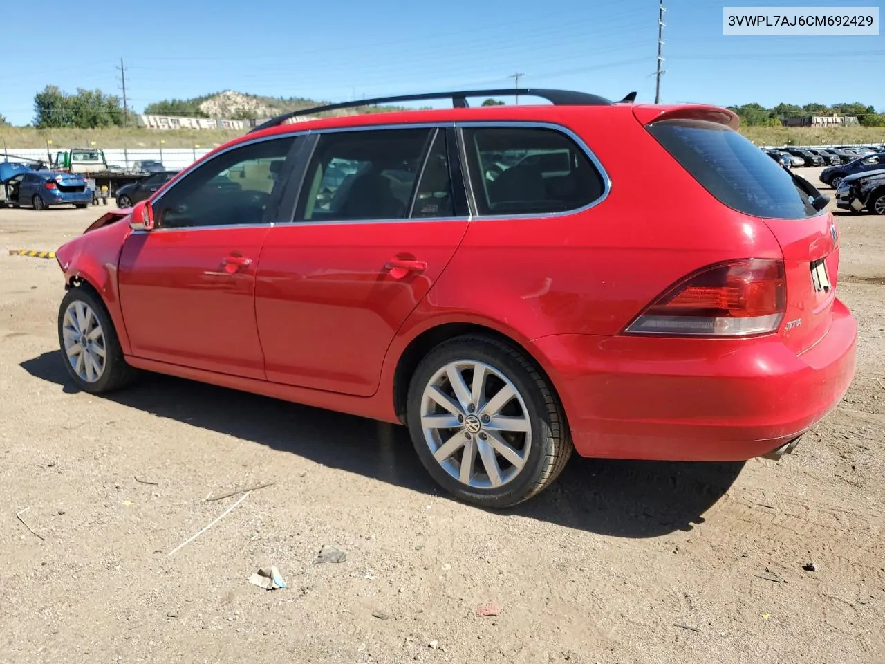 2012 Volkswagen Jetta Tdi VIN: 3VWPL7AJ6CM692429 Lot: 73192824