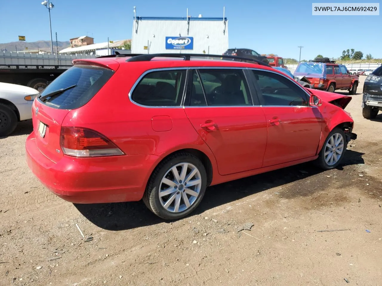 2012 Volkswagen Jetta Tdi VIN: 3VWPL7AJ6CM692429 Lot: 73192824