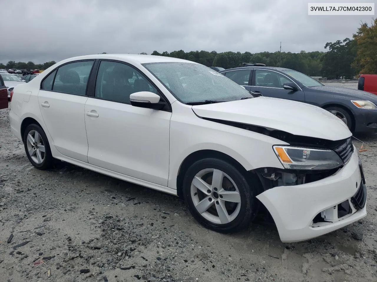 2012 Volkswagen Jetta Tdi VIN: 3VWLL7AJ7CM042300 Lot: 73210574