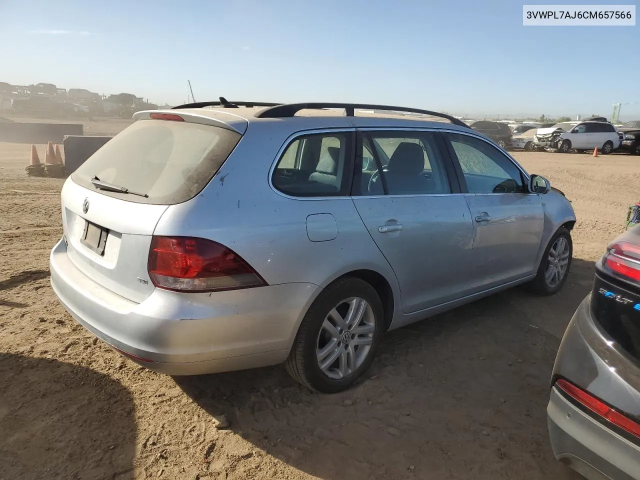 2012 Volkswagen Jetta Tdi VIN: 3VWPL7AJ6CM657566 Lot: 73241734