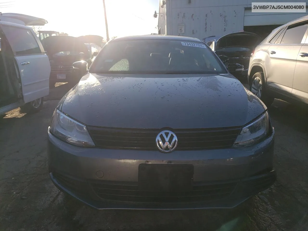 2012 Volkswagen Jetta Se VIN: 3VWBP7AJ5CM004080 Lot: 73432724