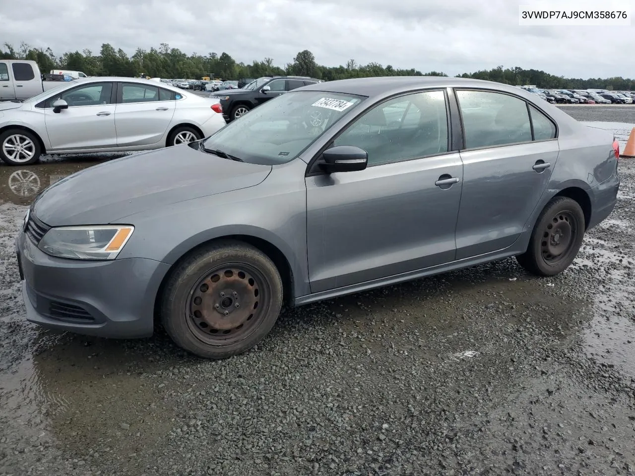 2012 Volkswagen Jetta Se VIN: 3VWDP7AJ9CM358676 Lot: 73437784