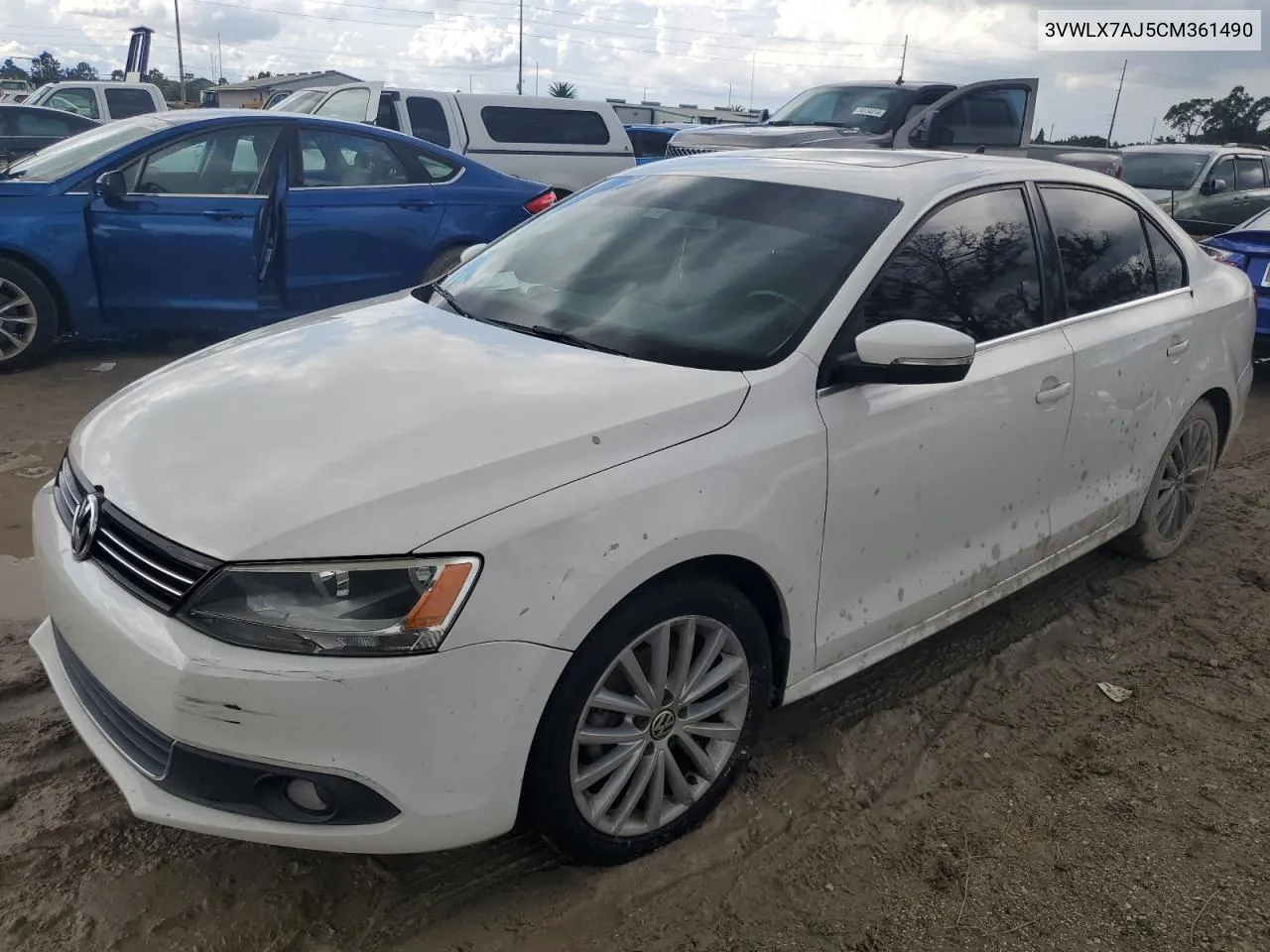 2012 Volkswagen Jetta Sel VIN: 3VWLX7AJ5CM361490 Lot: 73643024