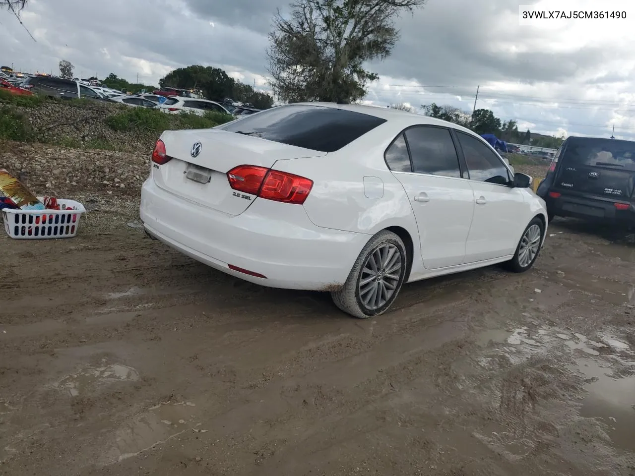 3VWLX7AJ5CM361490 2012 Volkswagen Jetta Sel