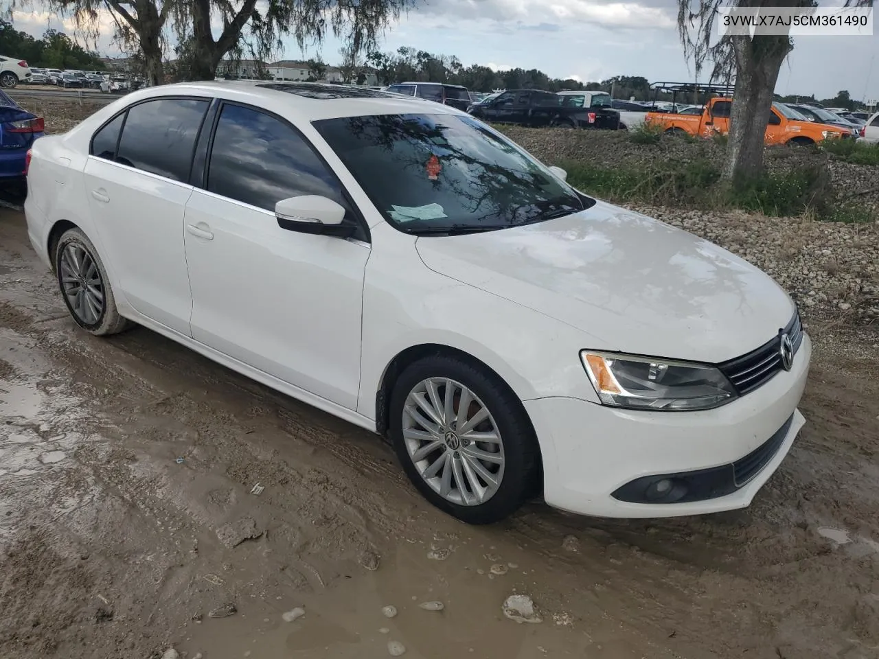 3VWLX7AJ5CM361490 2012 Volkswagen Jetta Sel