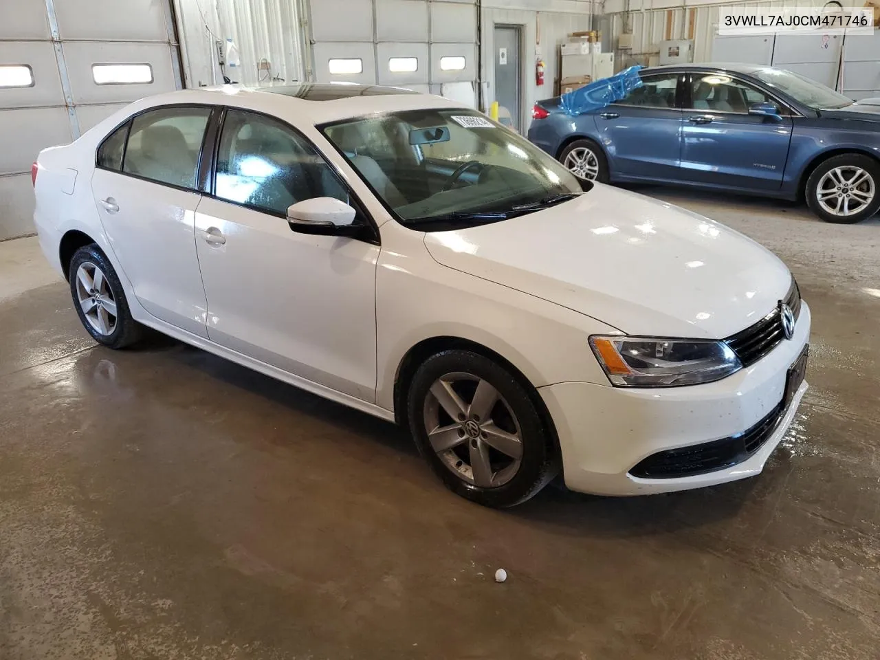 2012 Volkswagen Jetta Tdi VIN: 3VWLL7AJ0CM471746 Lot: 73696214