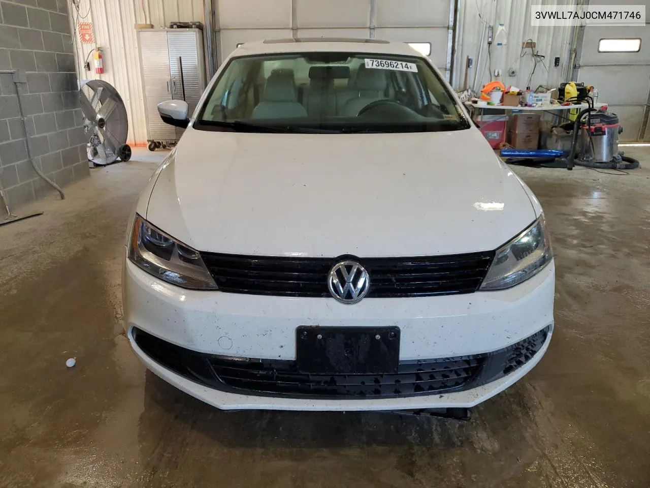 2012 Volkswagen Jetta Tdi VIN: 3VWLL7AJ0CM471746 Lot: 73696214