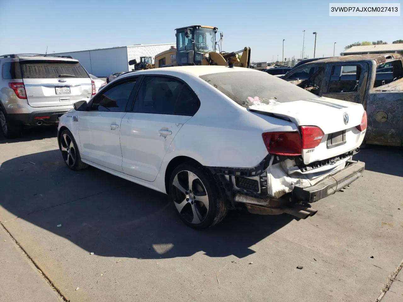 2012 Volkswagen Jetta Se VIN: 3VWDP7AJXCM027413 Lot: 73716794