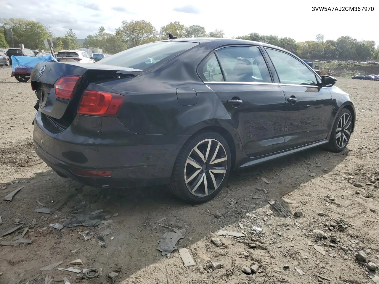 2012 Volkswagen Jetta Gli VIN: 3VW5A7AJ2CM367970 Lot: 74002024