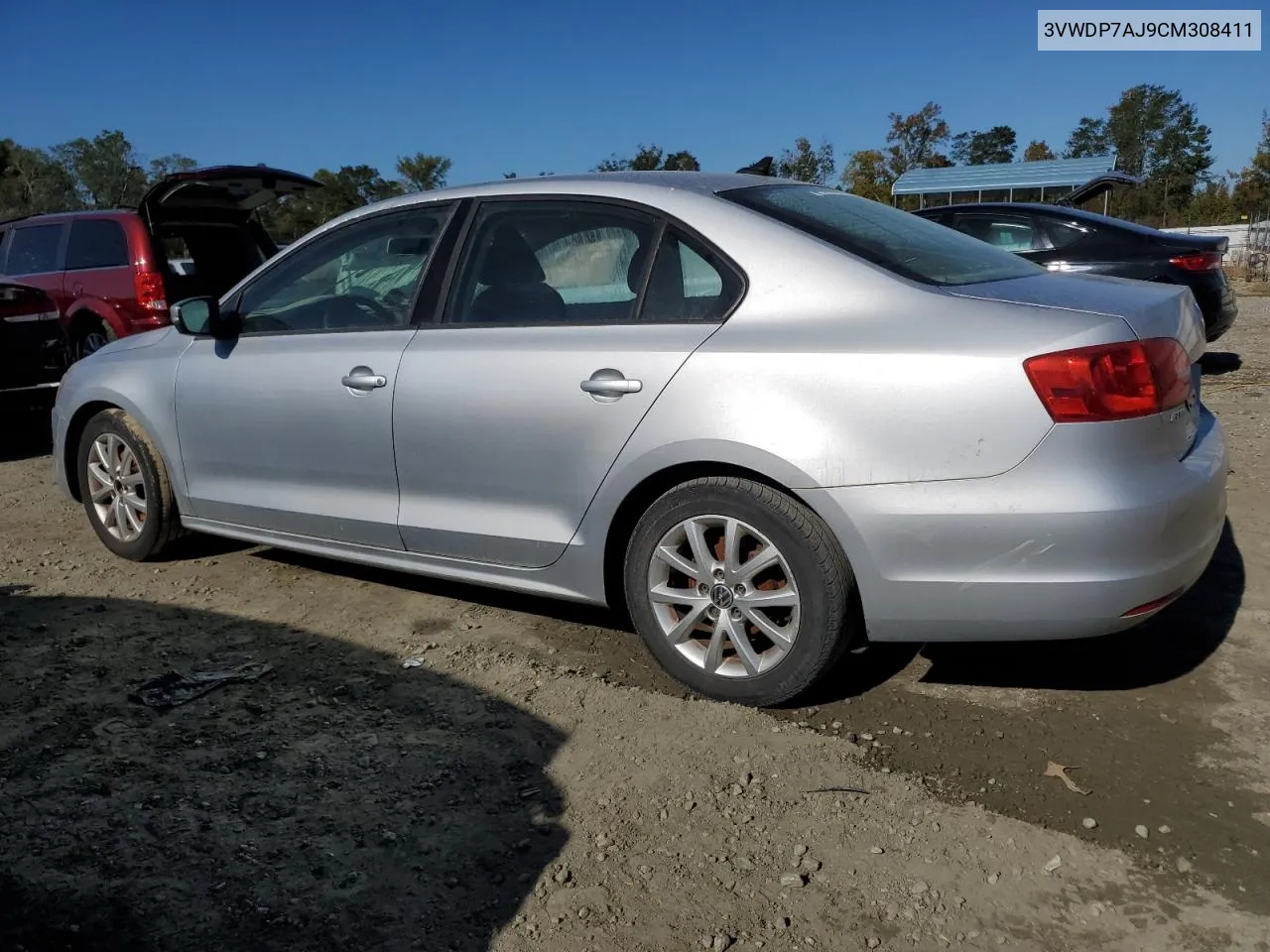 2012 Volkswagen Jetta Se VIN: 3VWDP7AJ9CM308411 Lot: 74100144