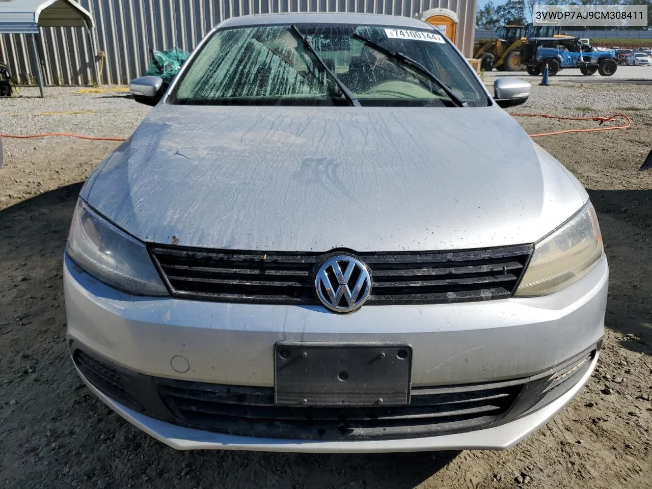 2012 Volkswagen Jetta Se VIN: 3VWDP7AJ9CM308411 Lot: 74100144