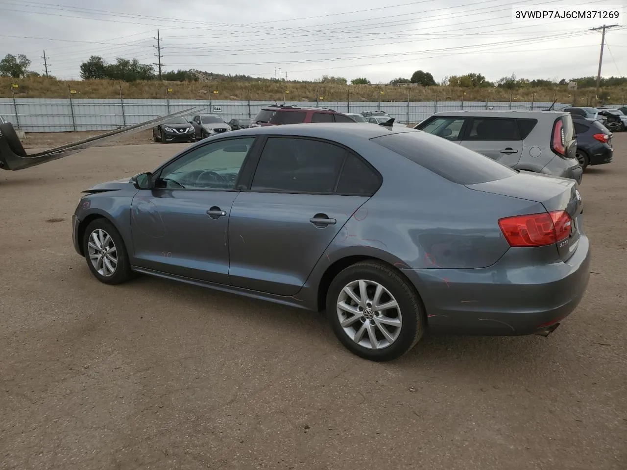 2012 Volkswagen Jetta Se VIN: 3VWDP7AJ6CM371269 Lot: 74627844