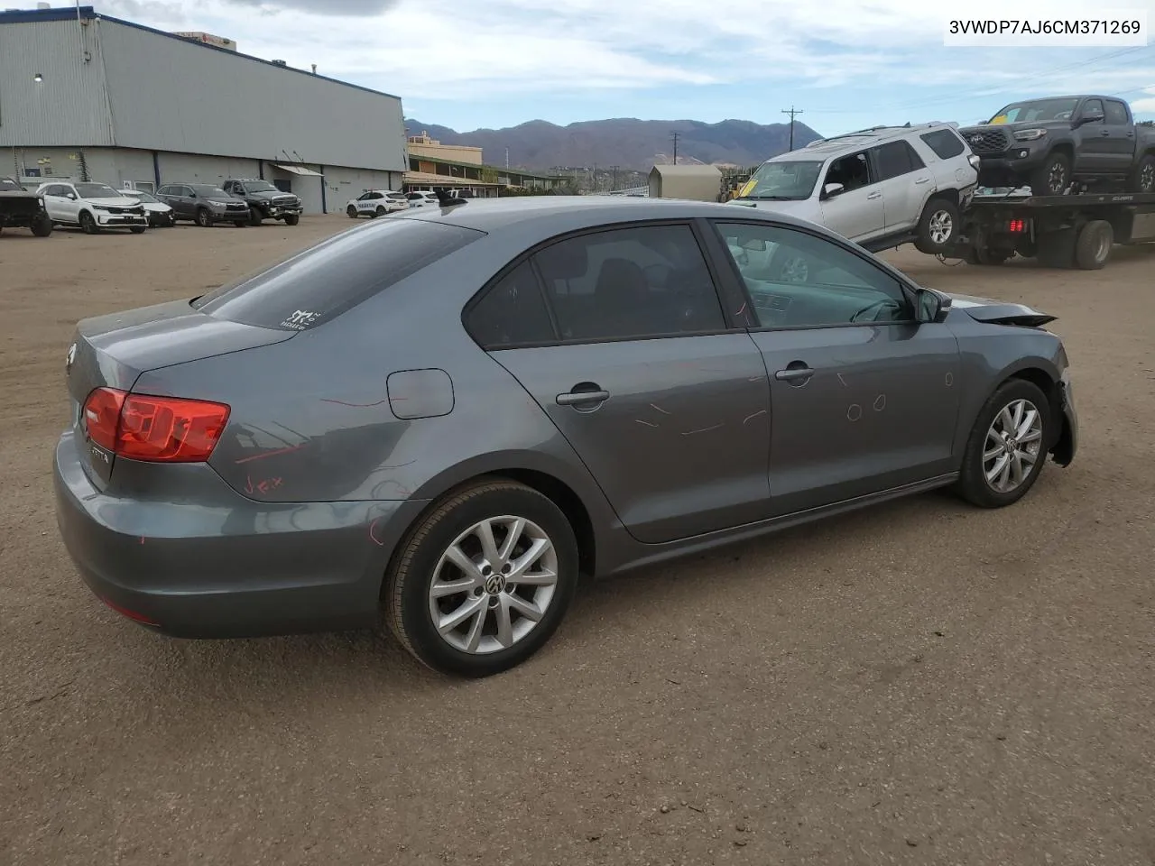 2012 Volkswagen Jetta Se VIN: 3VWDP7AJ6CM371269 Lot: 74627844