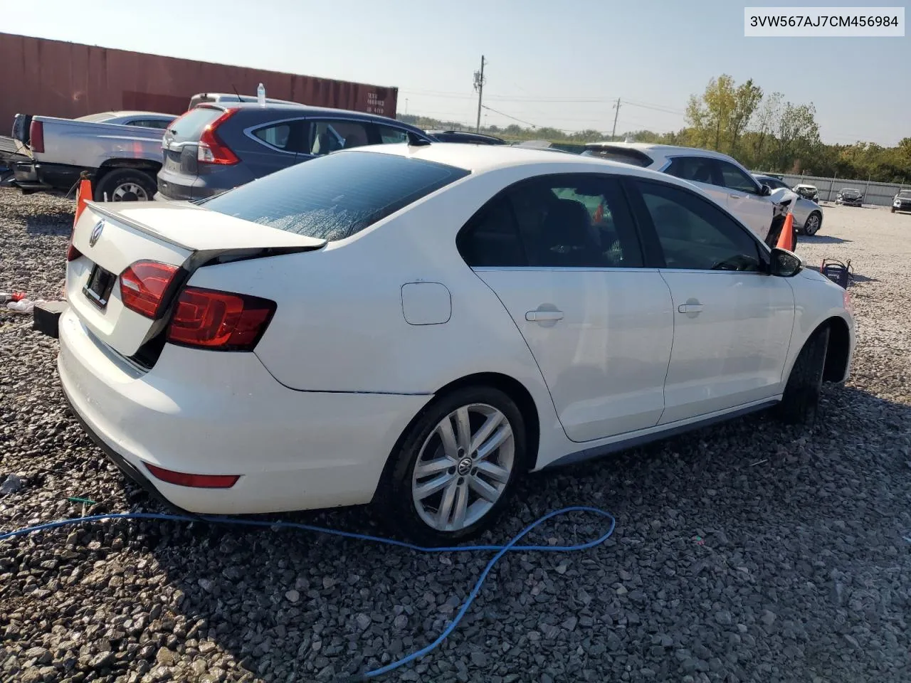 2012 Volkswagen Jetta Gli VIN: 3VW567AJ7CM456984 Lot: 74794364