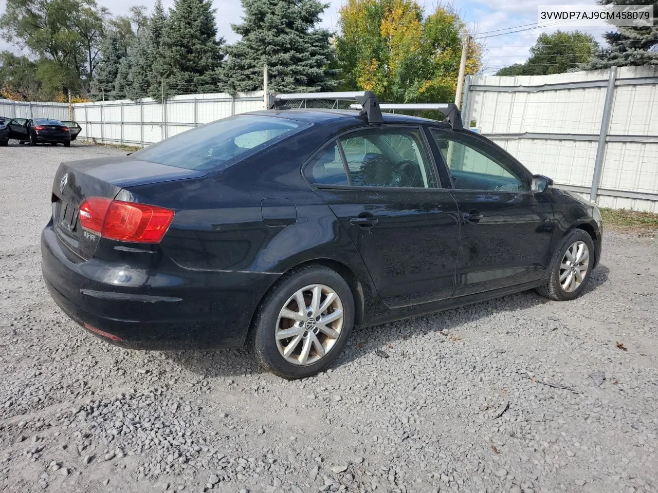 2012 Volkswagen Jetta Se VIN: 3VWDP7AJ9CM458079 Lot: 74978134