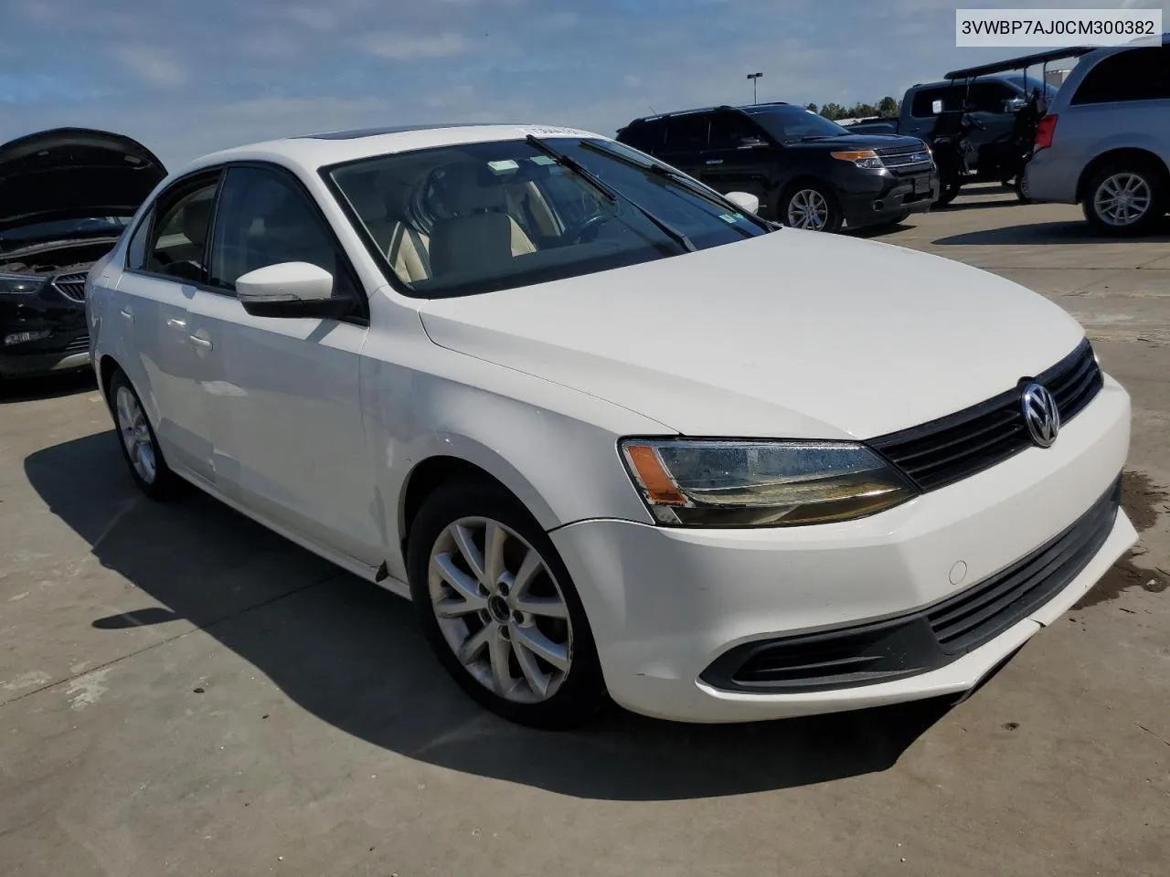 2012 Volkswagen Jetta Se VIN: 3VWBP7AJ0CM300382 Lot: 75044784