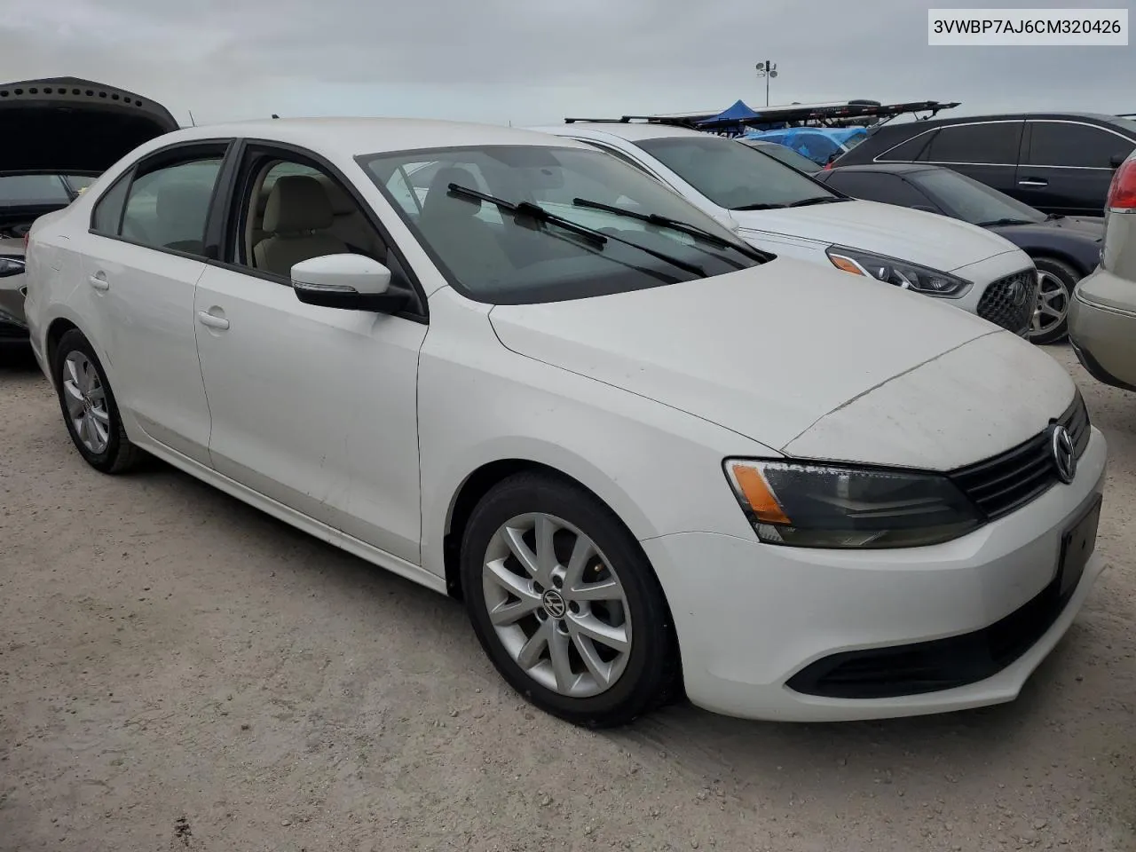 2012 Volkswagen Jetta Se VIN: 3VWBP7AJ6CM320426 Lot: 75072004