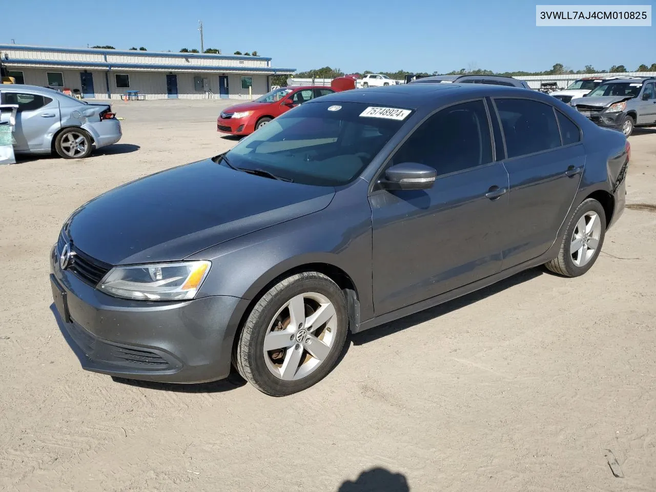 2012 Volkswagen Jetta Tdi VIN: 3VWLL7AJ4CM010825 Lot: 75748924