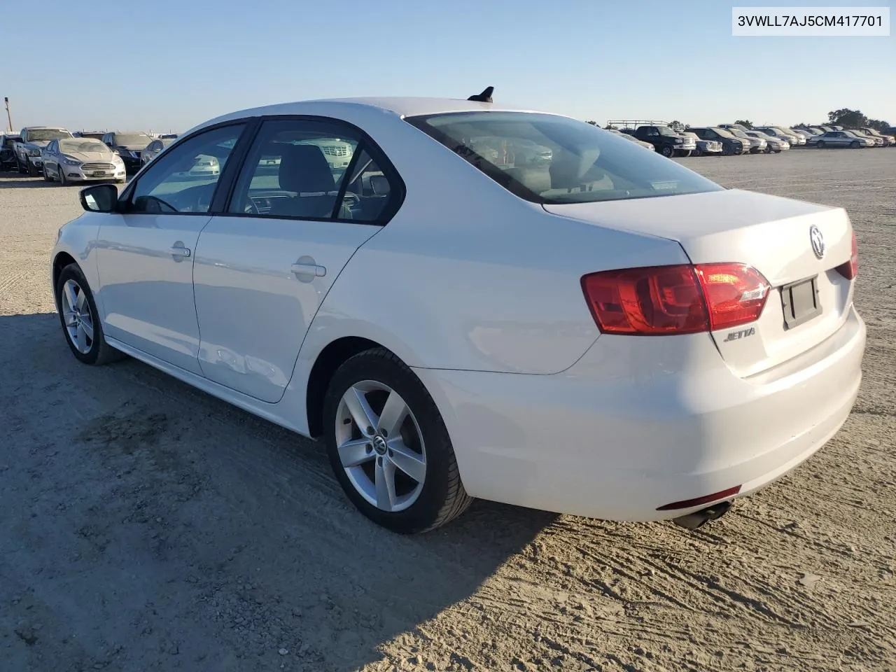 2012 Volkswagen Jetta Tdi VIN: 3VWLL7AJ5CM417701 Lot: 75777404