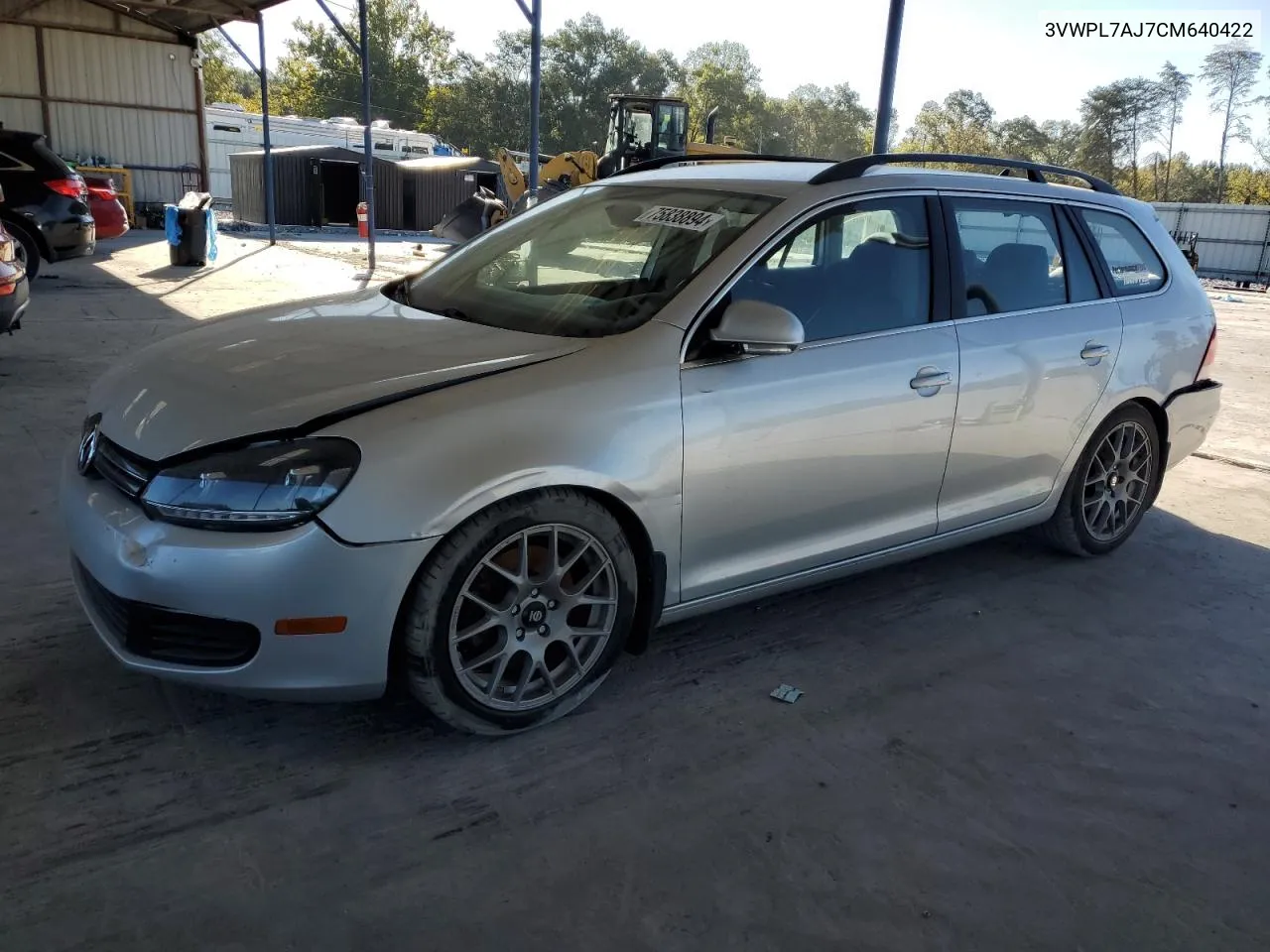 2012 Volkswagen Jetta Tdi VIN: 3VWPL7AJ7CM640422 Lot: 75838894