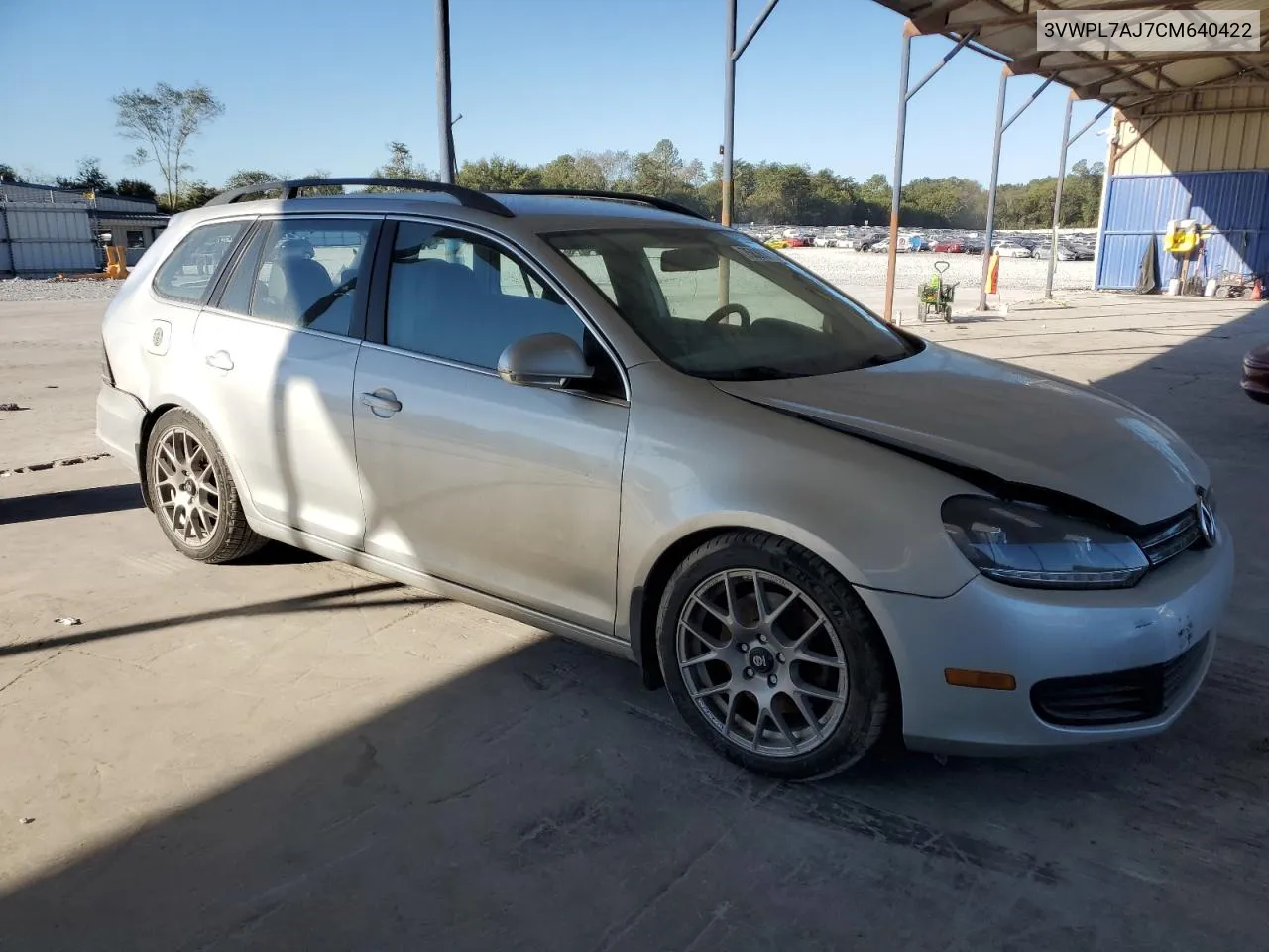 2012 Volkswagen Jetta Tdi VIN: 3VWPL7AJ7CM640422 Lot: 75838894