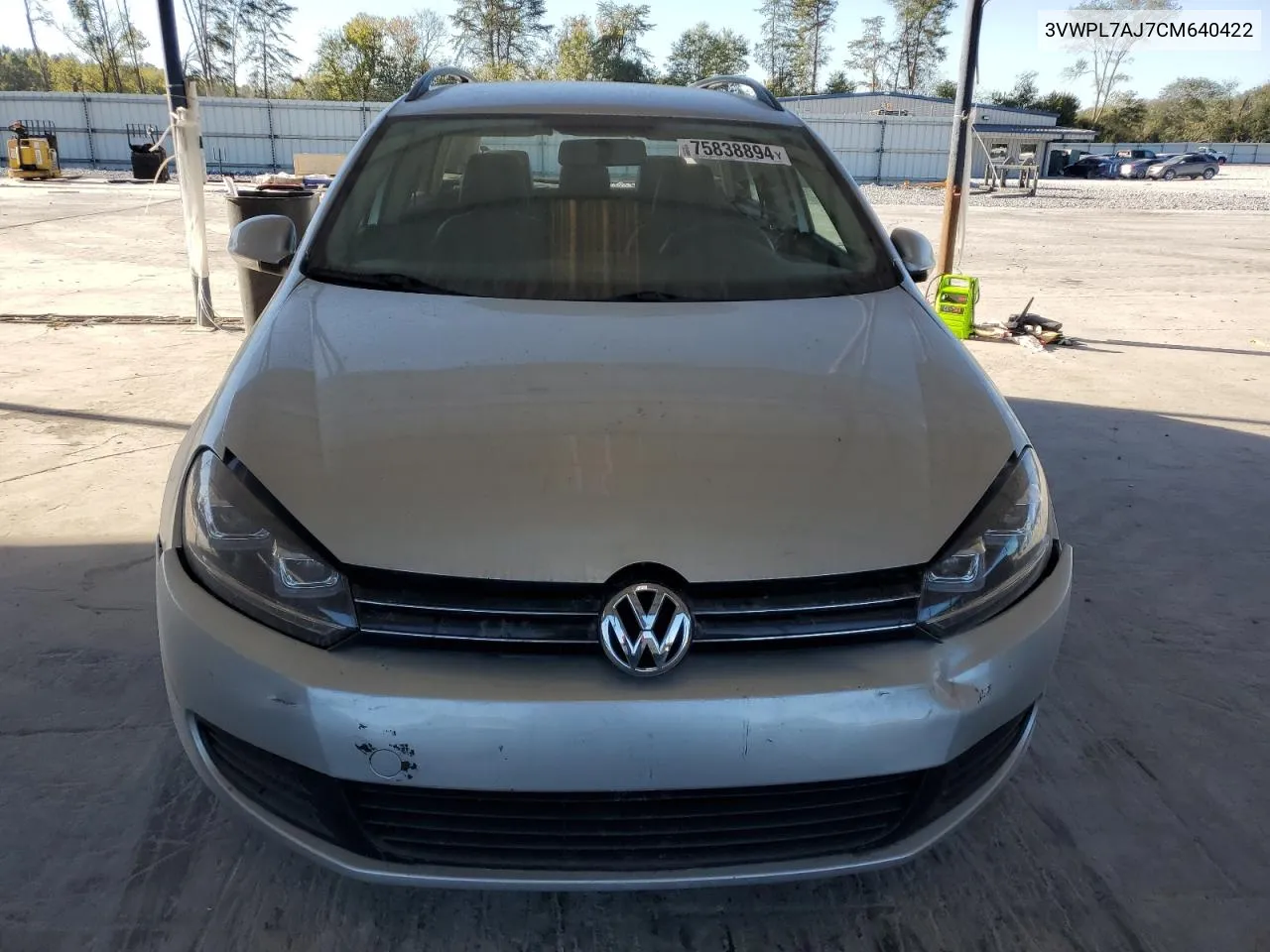 2012 Volkswagen Jetta Tdi VIN: 3VWPL7AJ7CM640422 Lot: 75838894