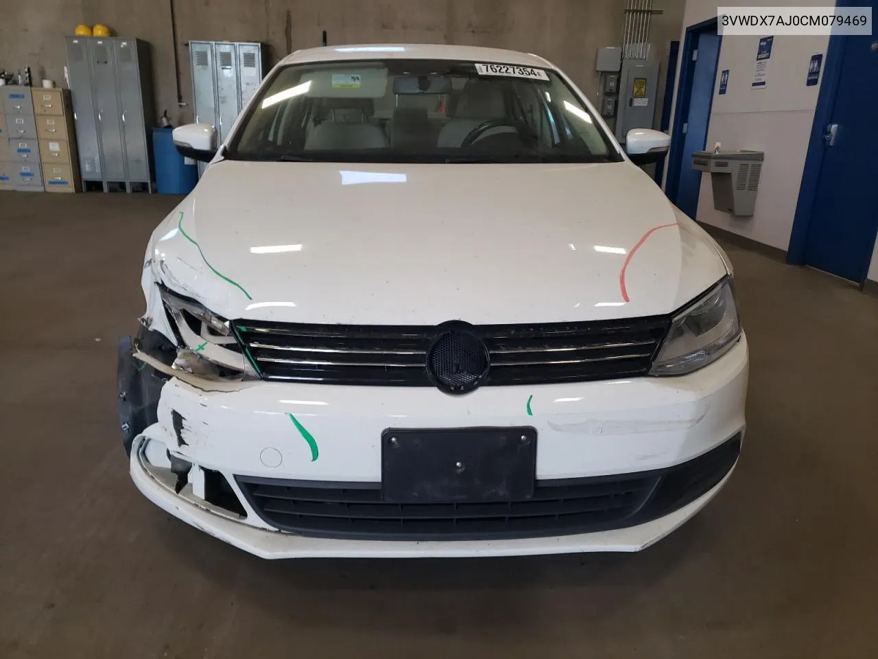 2012 Volkswagen Jetta Se VIN: 3VWDX7AJ0CM079469 Lot: 76227354